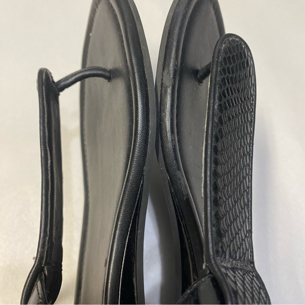 Cole Haan Women’s Sandals Shoes Size 9B Leather Patent Strappy Flats NWOT - Picture 10 of 13